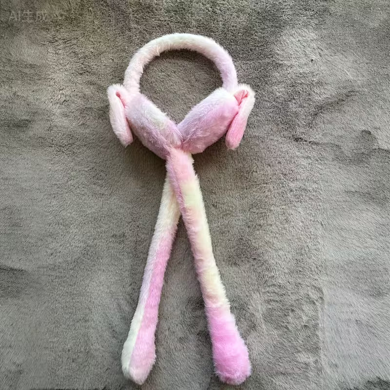 Plush Ear Muffs with Moving Ears