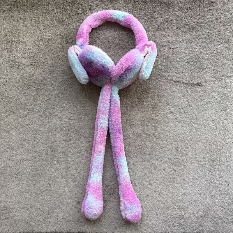 Plush Ear Muffs with Moving Ears