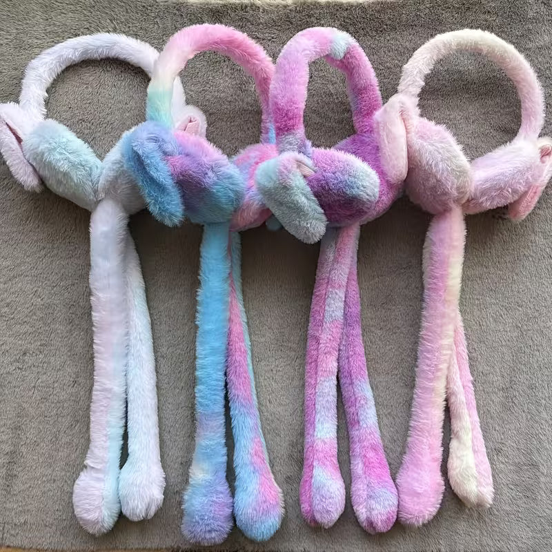 Plush Ear Muffs with Moving Ears